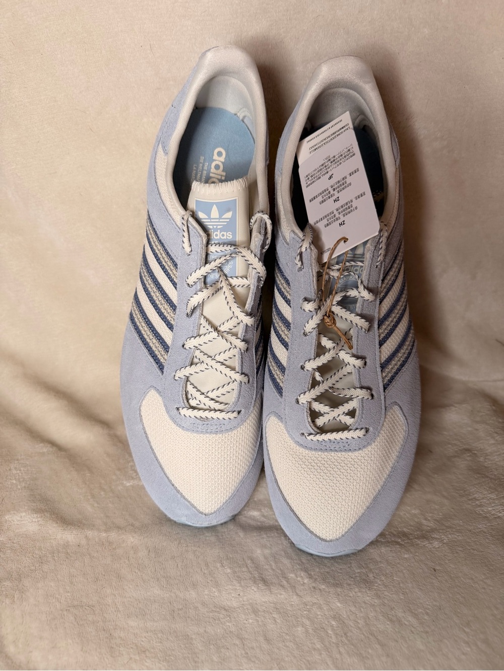 Adidas Atlanta -Off White/Wonder Blue/Silver Violet - Size 11W, New With Tags - Picture 3 of 6